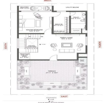 Brigade Vaikom 4 BHK Villa floor plan